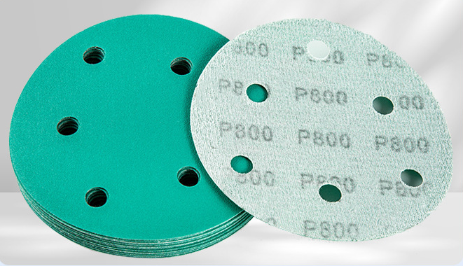 Automotive Green Film Sanding Paper Discs
