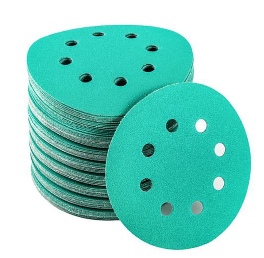 Automotive Green Film Sanding Paper Discs